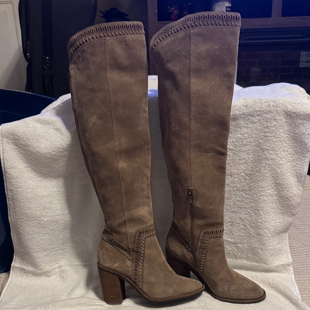 Vince Camuto Tan Over the Knee Boots - 10M - $289